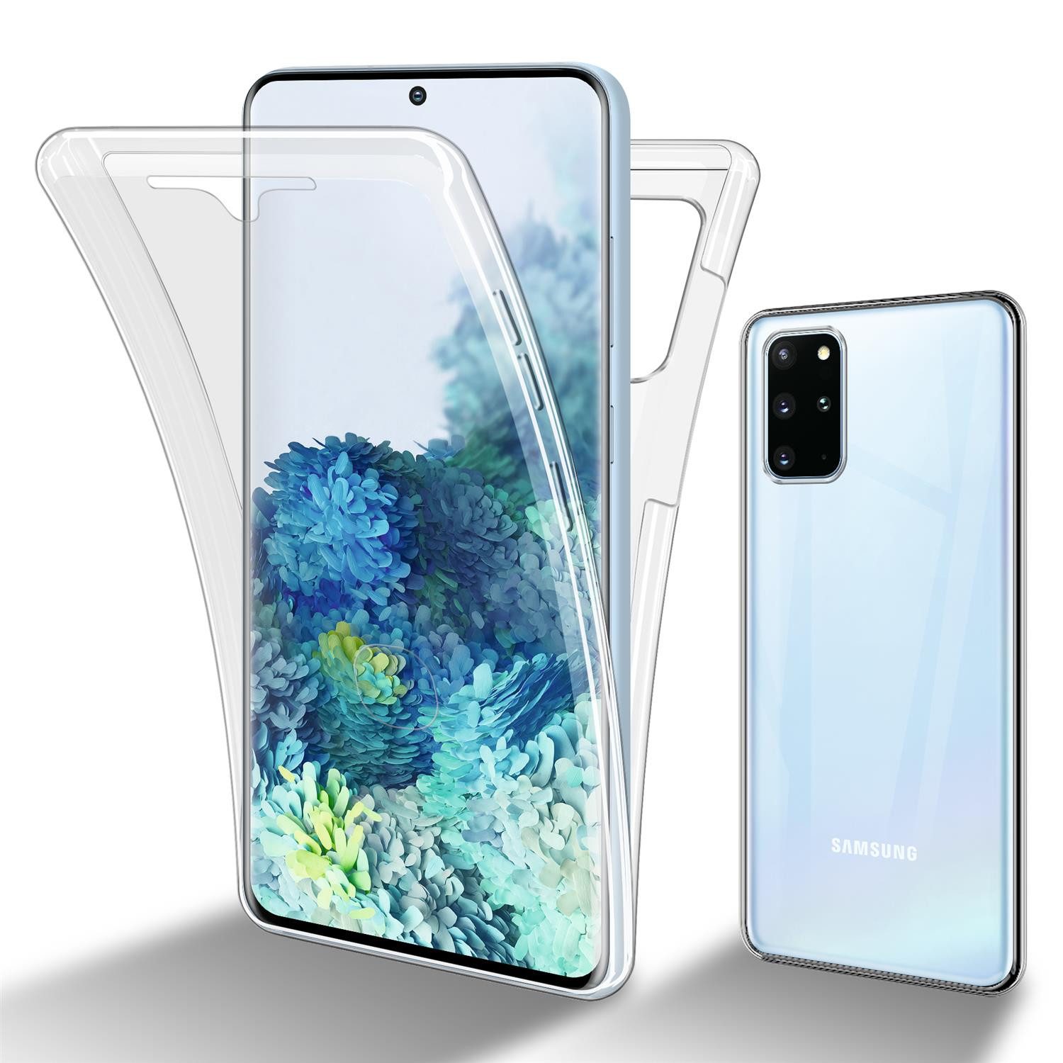 Cadorabo Handyhülle für Samsung Galaxy S20 PLUS Hülle Samsung Galaxy S20 PLUS, Flexible Case Handy Schutzhülle - Hülle - Back Cover 360° Grad
