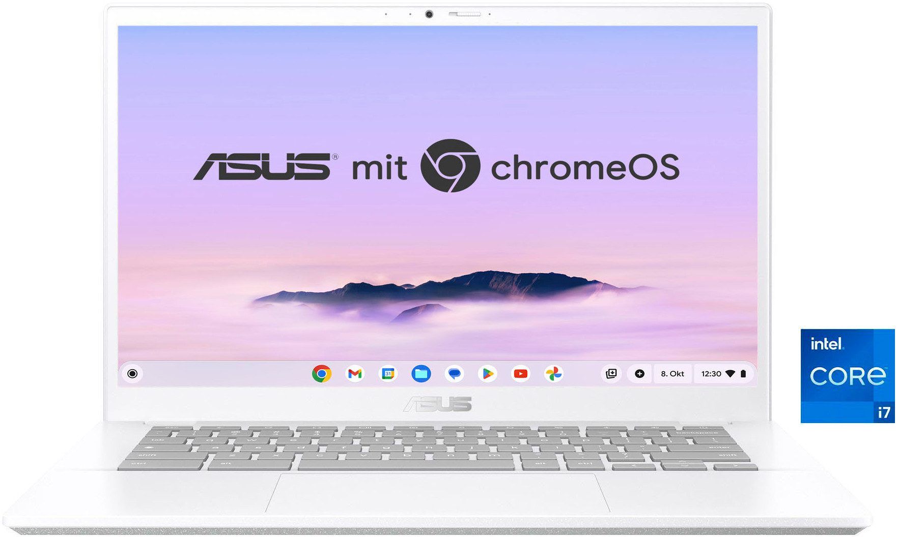 Asus Chromebook Plus CM3401FFA-LZ0146 Chromebook (35,56 cm/14 Zoll, Intel Core i7 1255U, UHD Graphics, 512 GB SSD, ChromeOS, Convertible Laptop)