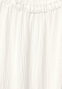 Cecil Crinklebluse mit gekräuseltem Ausschnitt