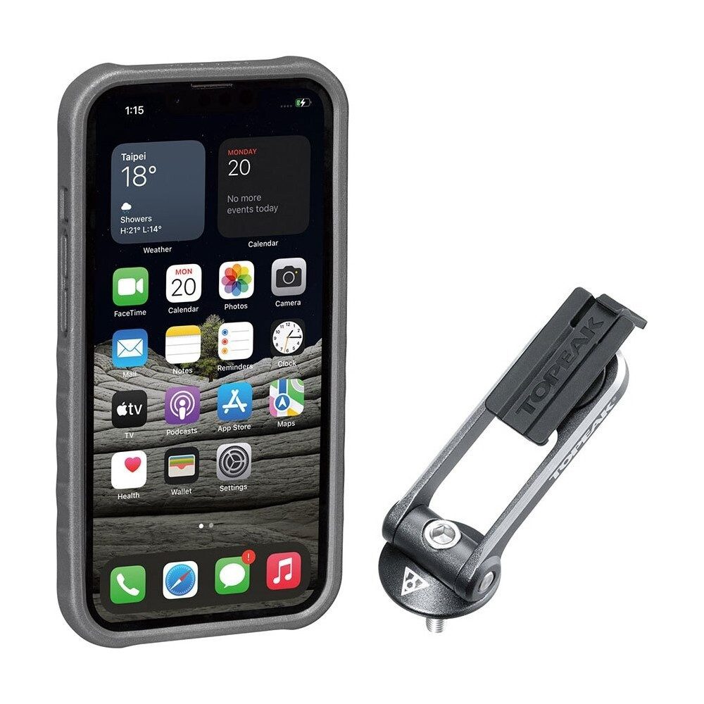 Topeak Fahrradhalter Ridecase iPhone 13 Pro Lenkertasche schwarz