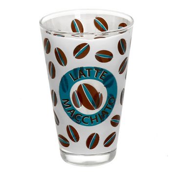 Ritzenhoff & Breker Latte-Macchiato-Glas 6er Set Latte Macciato 310ml Cremona Blau 12,9 cm - Ritzenhoff 0806236, Glas