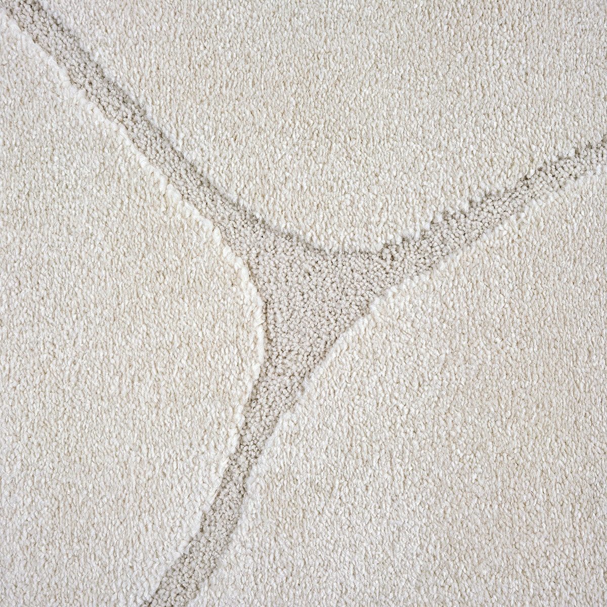 Carpetia Teppich Teppich Wohnzimmer Höheneffekt im abstrakten Muster in cre günstig online kaufen