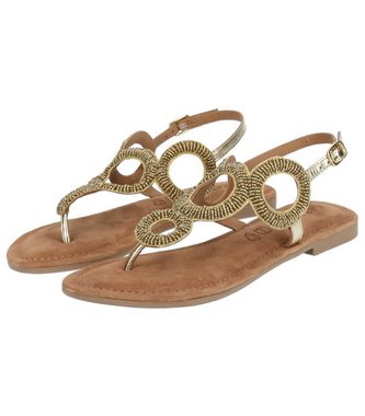 Lazamani Sandalen Leder Riemchensandalette