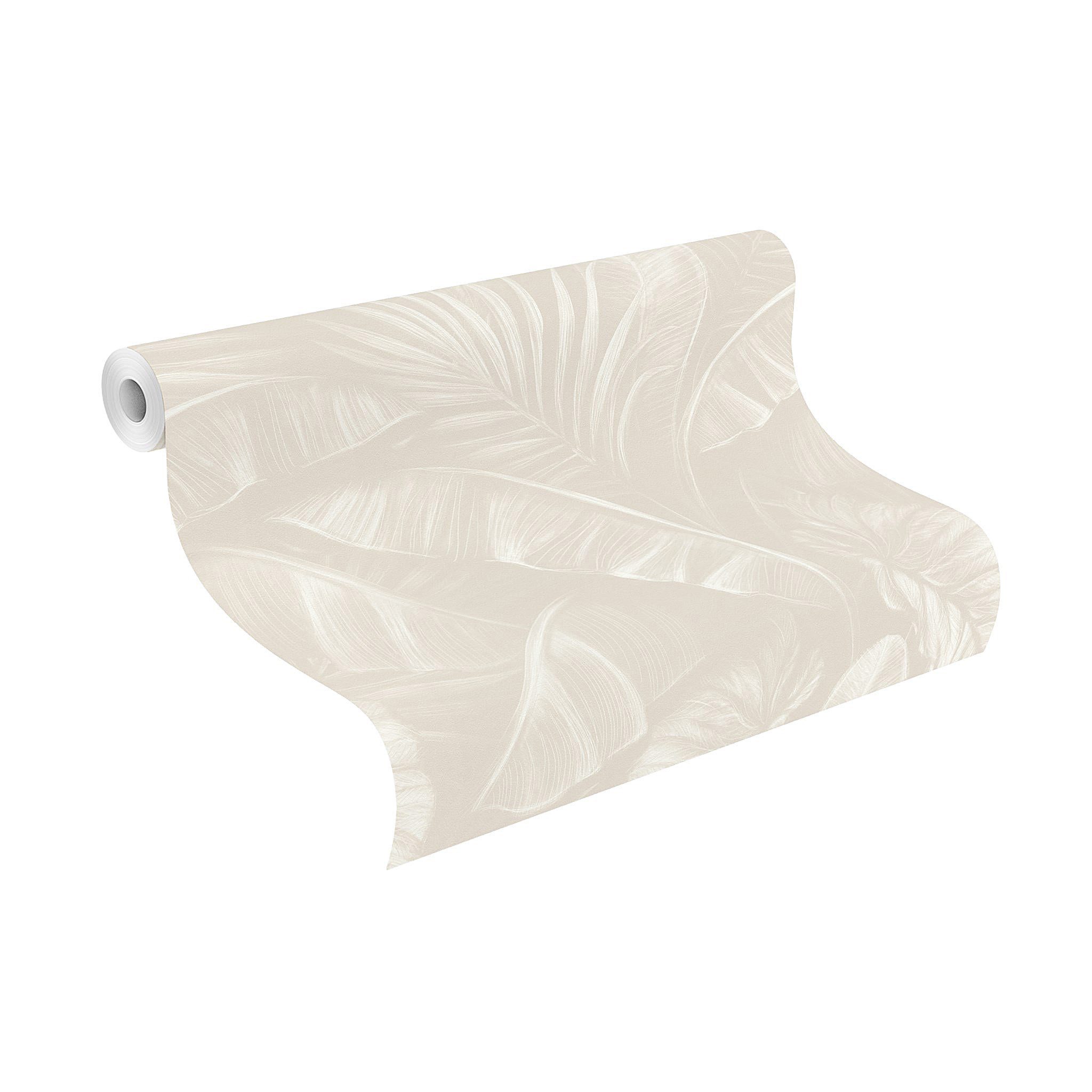 Rasch Papiertapete mit exotischen Blättern, strukturiert, botanisch, (1 St) günstig online kaufen