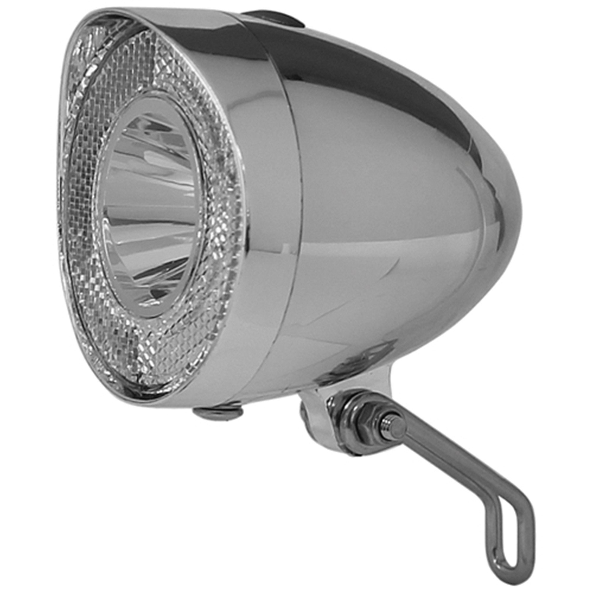 Union Fahrrad-Frontlicht UN-4915 Klassik, Scheinwerfer Fahrradlicht LED Frontscheinwerfer 20 Lux StVZO