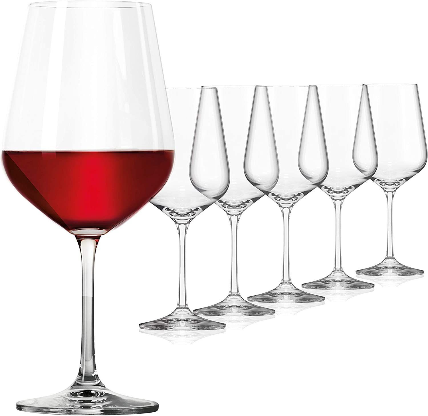 Rotweinglas Weingläser Rotwein Set 6er - Rotweingläser
