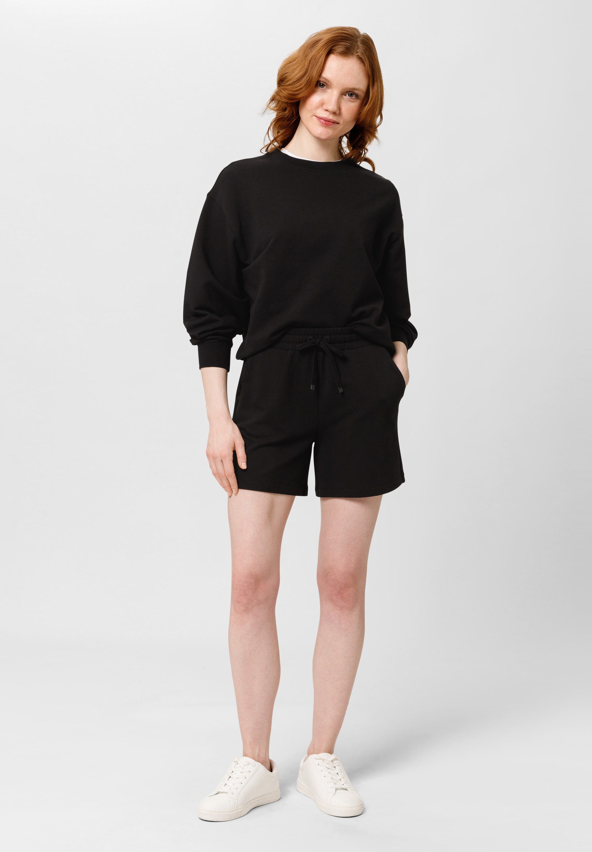 Les Lunes Jogginghose BONNIE Shorts Sweatshorts, Kordelzug, Seitentaschen, weicher Baumwoll Mix, Komfort
