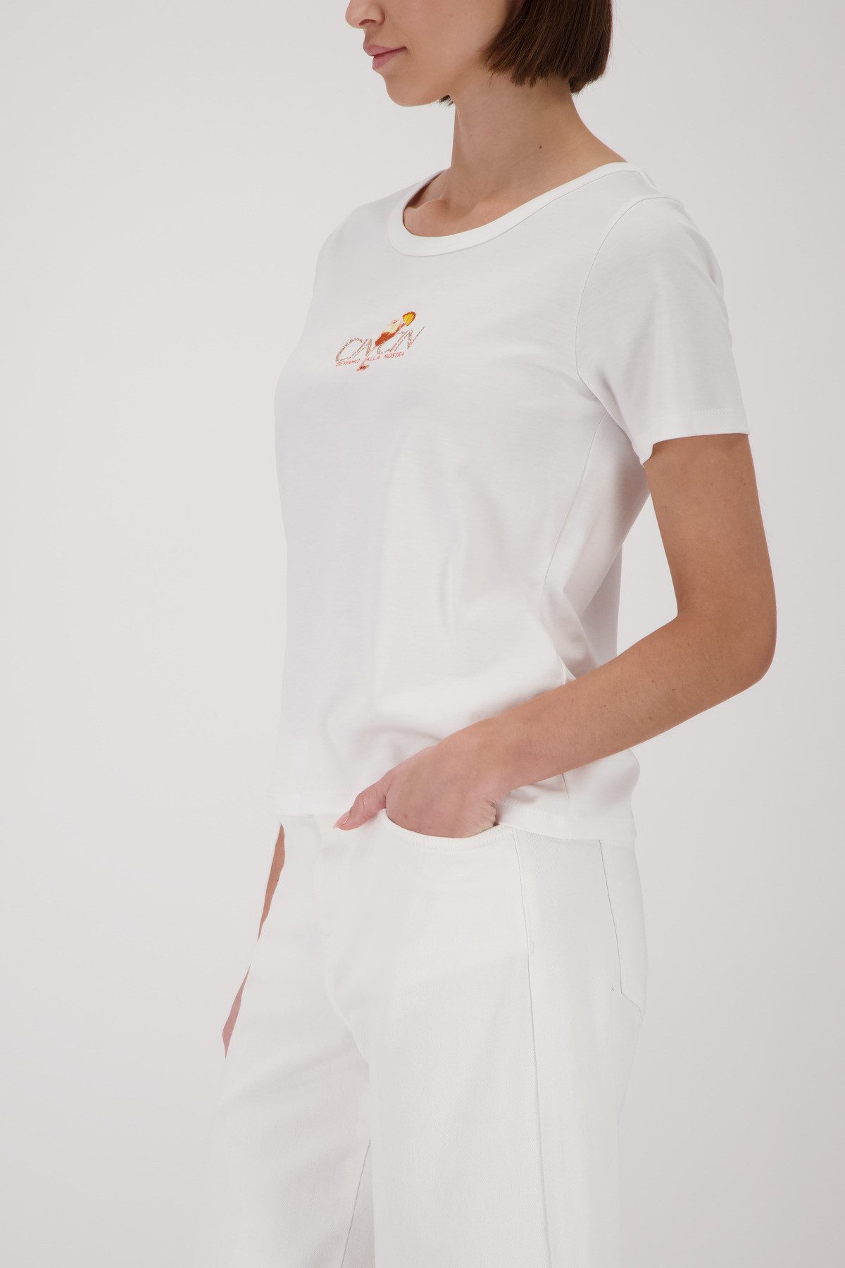 Monari T-Shirt cincin Regular fit mit Strasssteinen günstig online kaufen