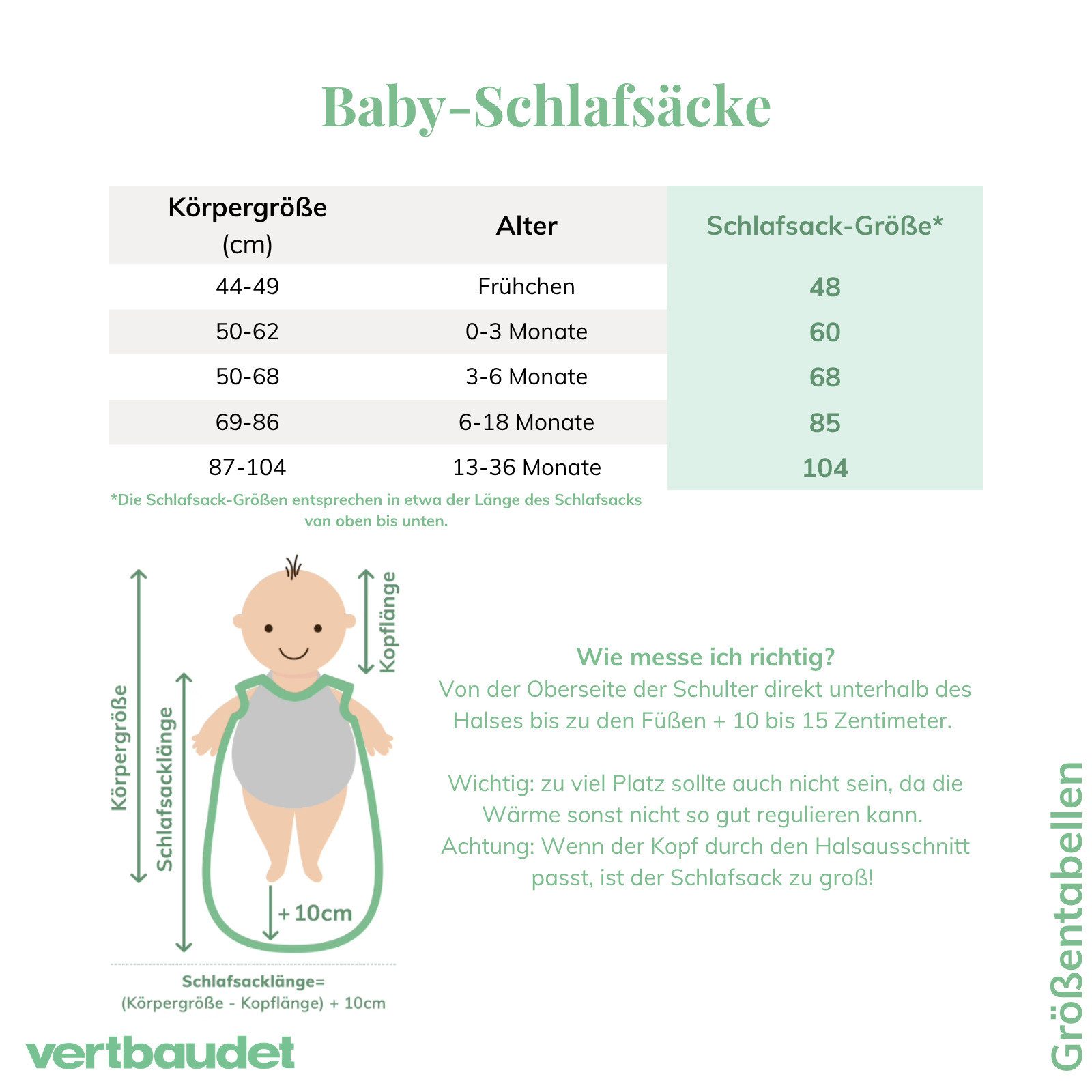 vertbaudet Babyschlafsack Ärmelloser Baby Schlafsack KLEINER DINO, Sommerschlafsack, 2,5 TOG – Bild 5 von 5