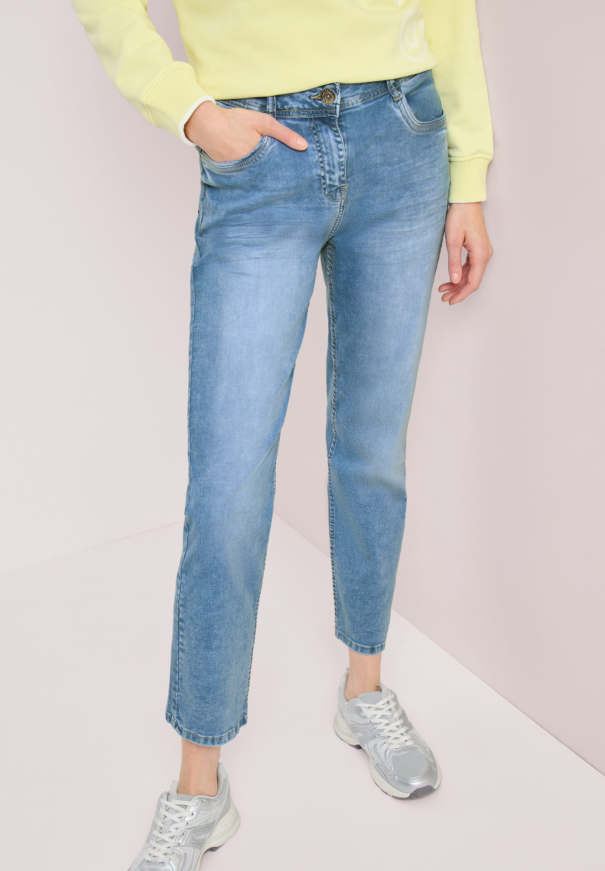 CECIL Slim-fit-Jeans High Waist – Bild 3 von 5