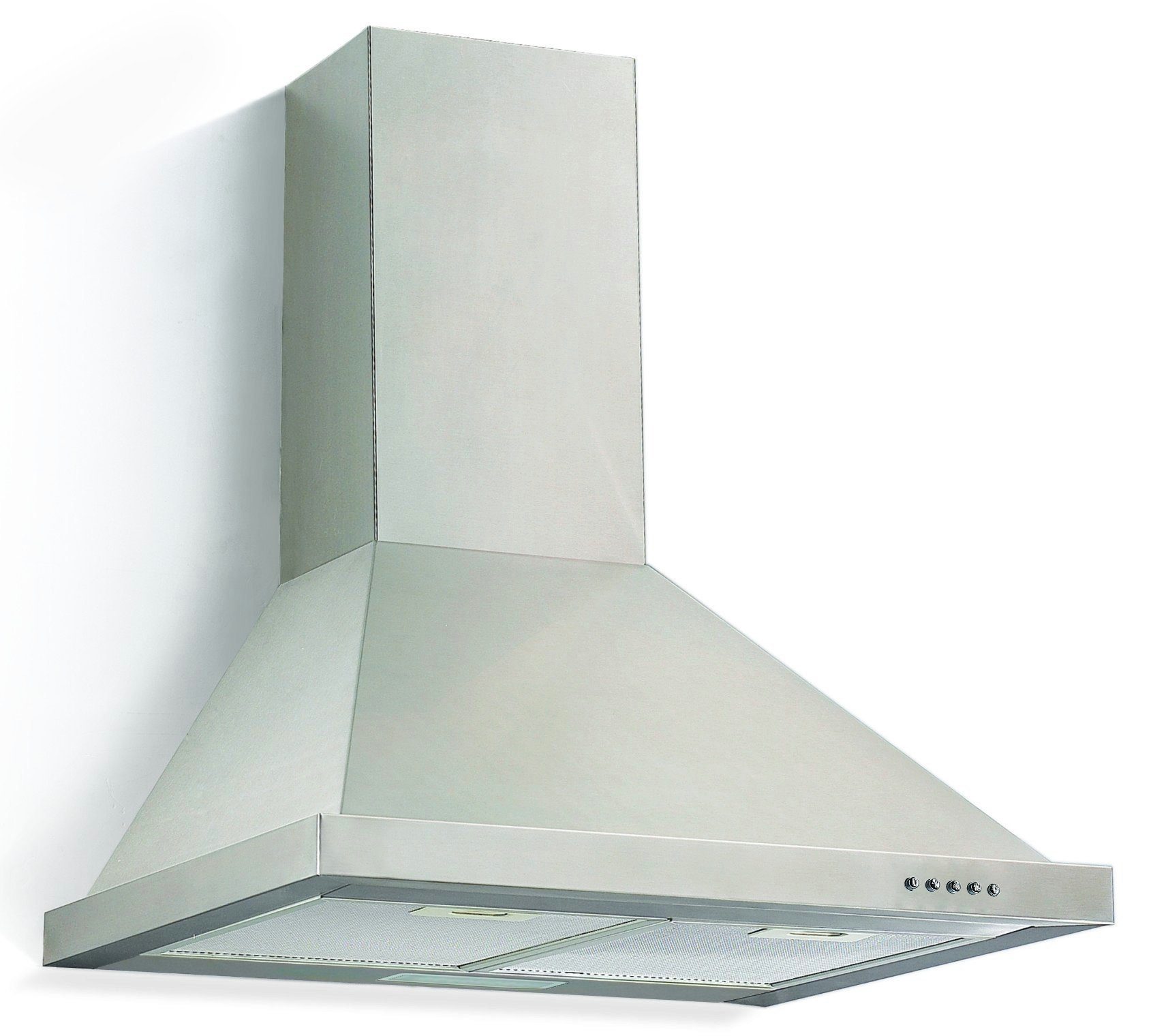 Wandhaube 6090-2H 60 cm Edelstahlgehäuse