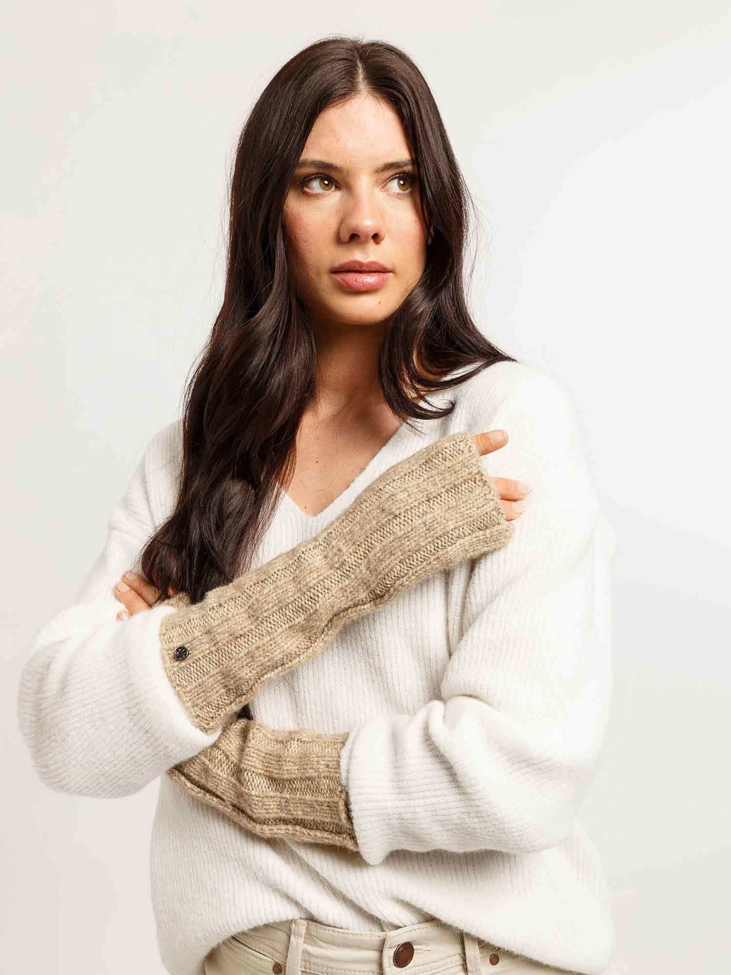 Loevenich Strickhandschuhe Polyester Handstulpen (keine) keine