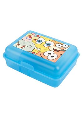 United Labels® Lunchbox Spongebob Schwammkopf Brotdose mit Trennwand - Spongebob Allover, Kunststoff (PP)