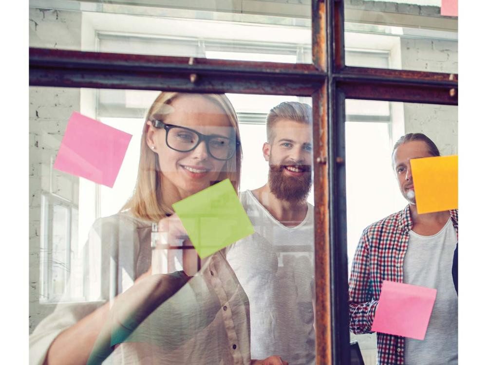 magnetoplan® Moderationskoffer magnetoplan Moderationskarten 'Static Notes', 200