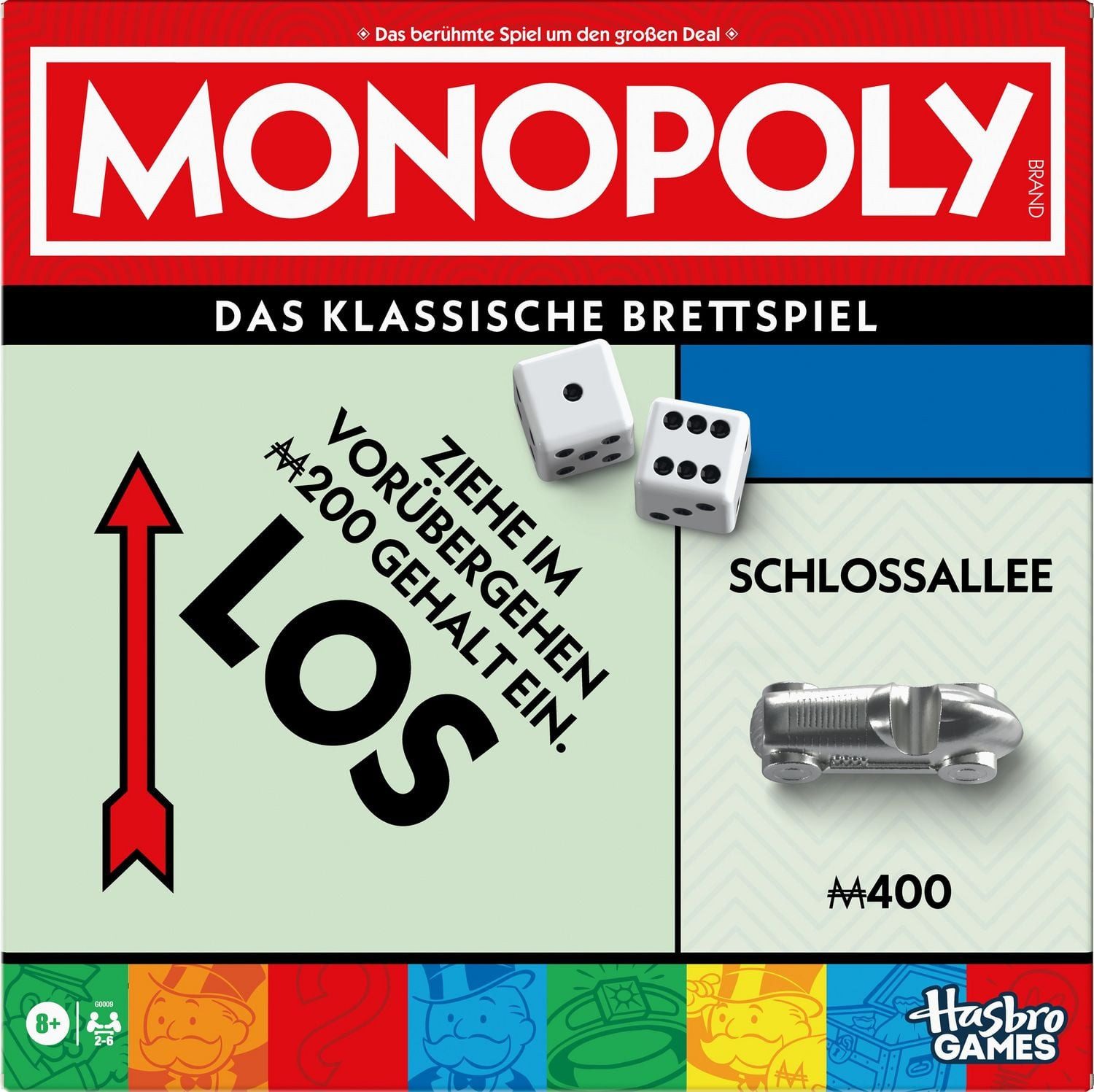 Hasbro Spiel Monopoly Deutsche Ausgabe