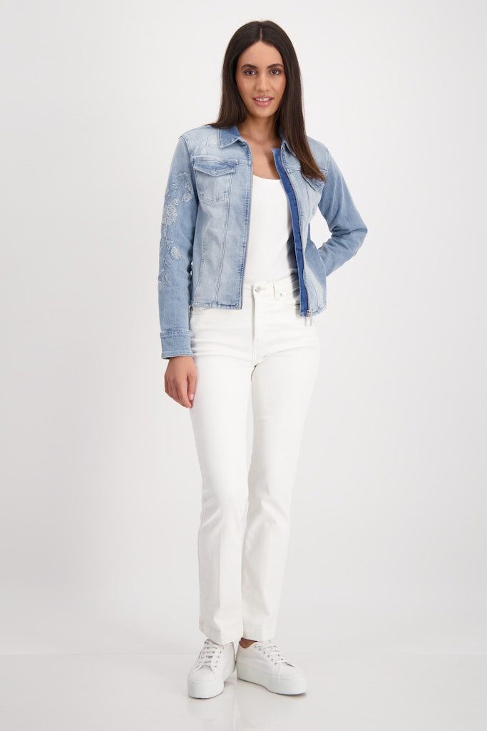 Monari Outdoorjacke Jeansjacke mit Pailletten jeans günstig online kaufen