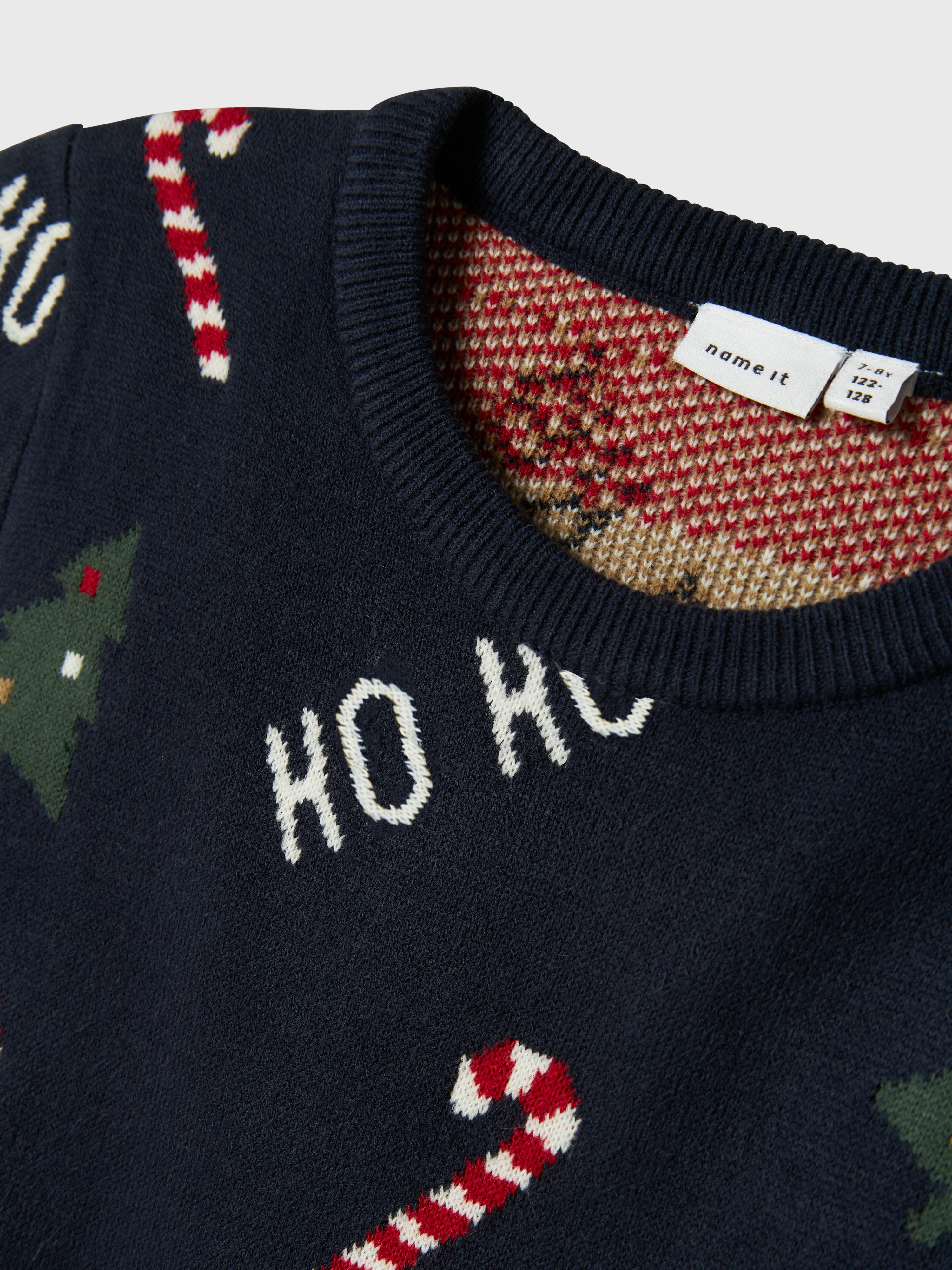 Name It Weihnachtspullover NKNRASKO LS KNIT BOX