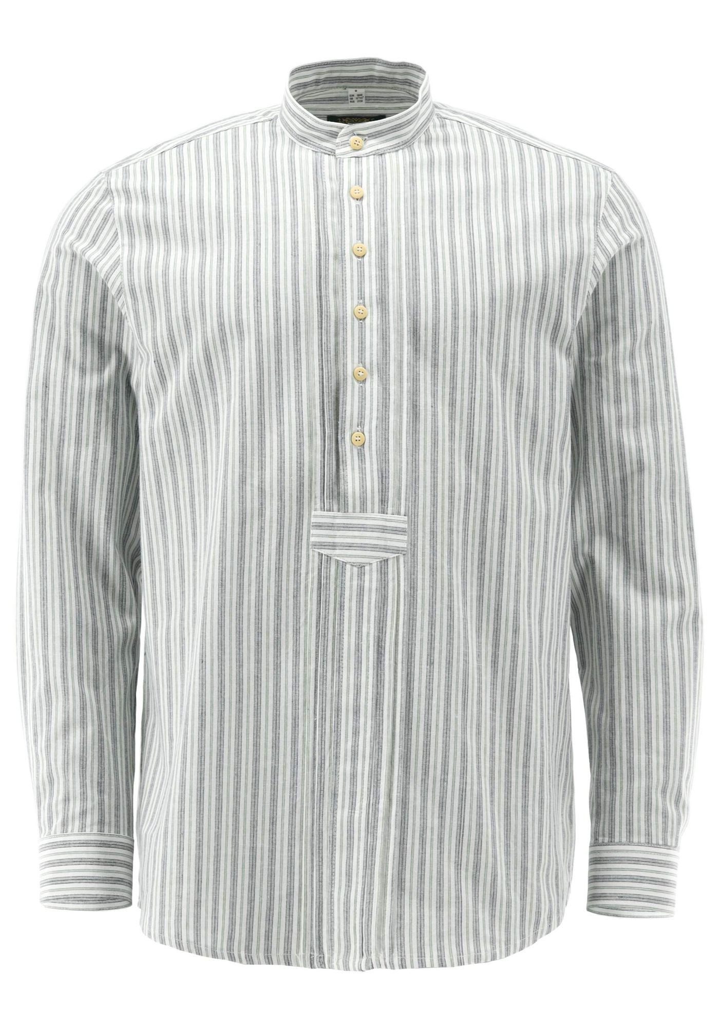 OS Trachten Trachtenhemd Xenara Regular Fit, Stehkragen, 1/1-Arm, Baumwolle günstig online kaufen