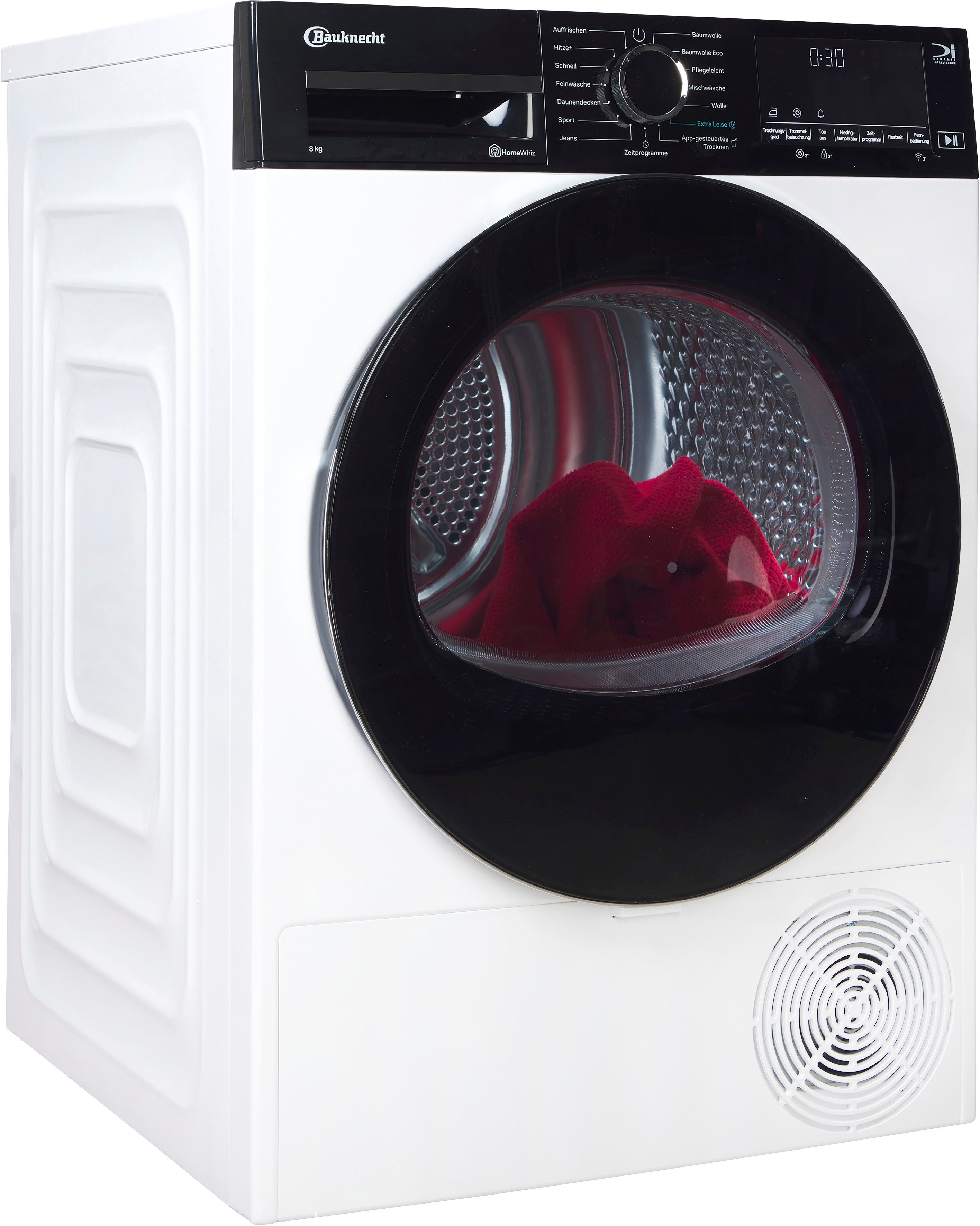 BAUKNECHT Wärmepumpentrockner BTSW 86B WB, Silent Spin – Leise und schonende Trocknung für optimale Wäschepflege