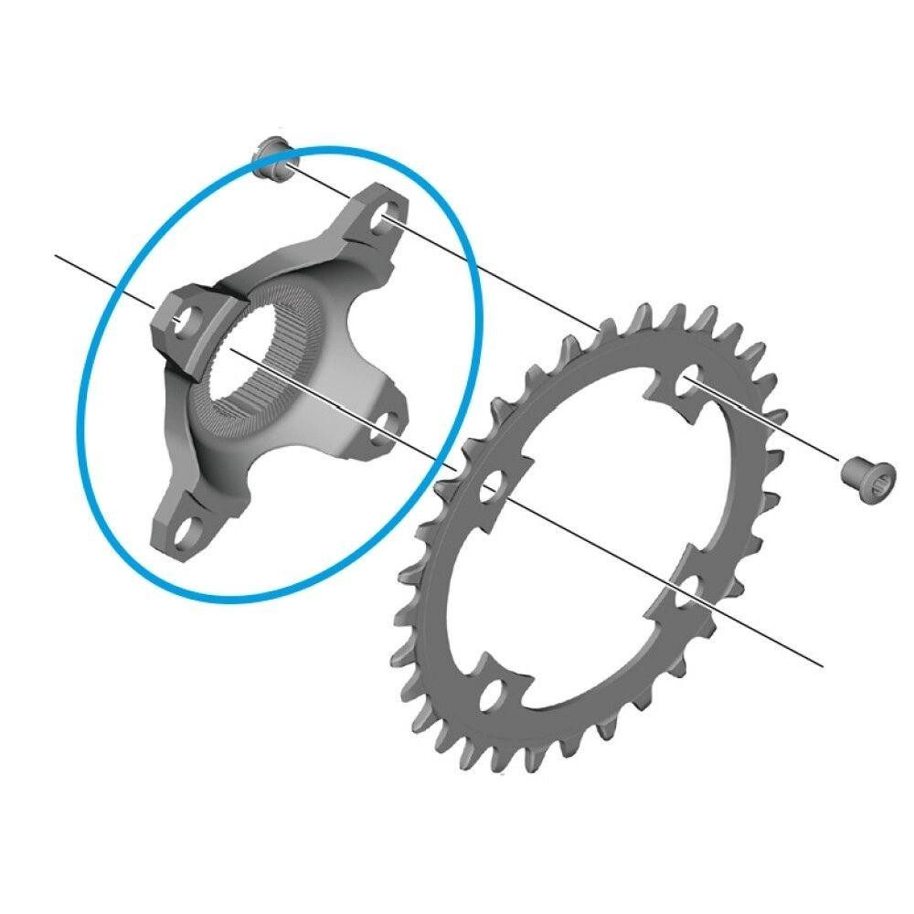 Shimano Kettenschaltung SHIMANO 4-Arm Adapter für SHIMANO E-BIKE Systems Kettenblatt CR-EM800