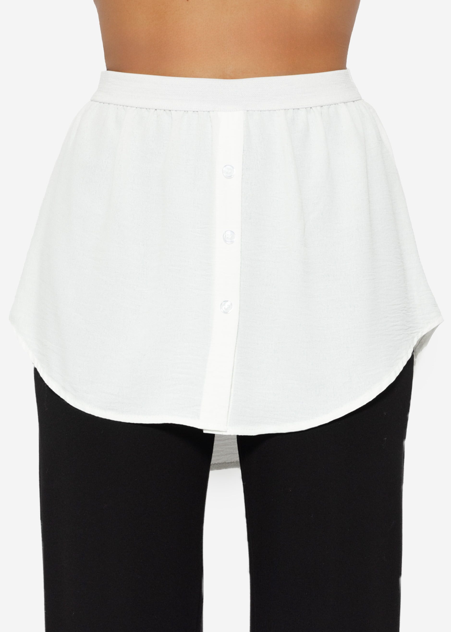 SASSYCLASSY Unterrock Blusen Unterrock Damen Saum günstig online kaufen