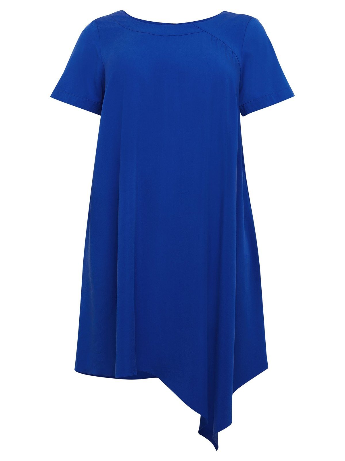 Damen Kleider Sheego Blusenkleid Kleid mit Zipfel