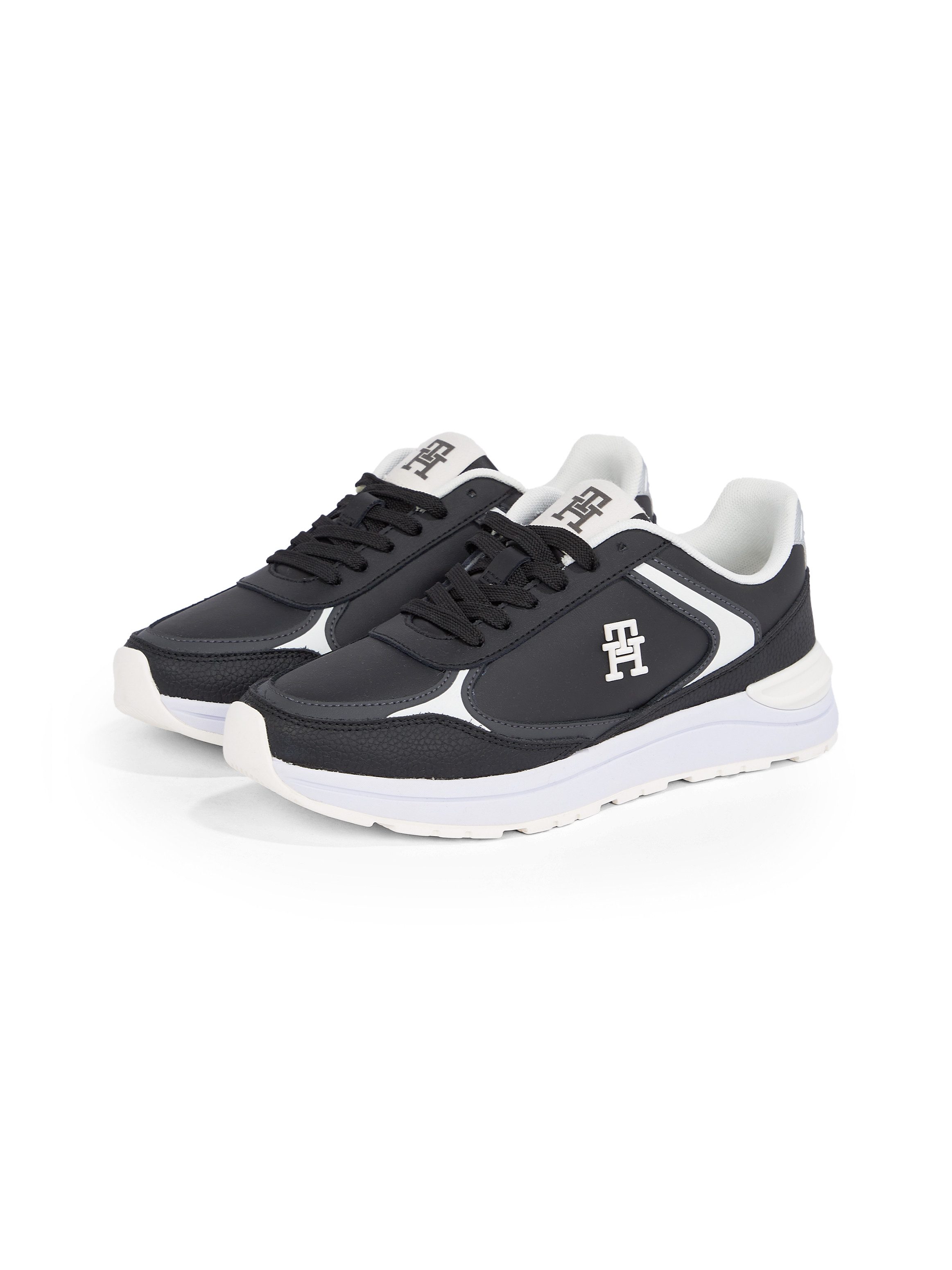 CASUAL FASHION RUNNER LTHR Keilsneaker