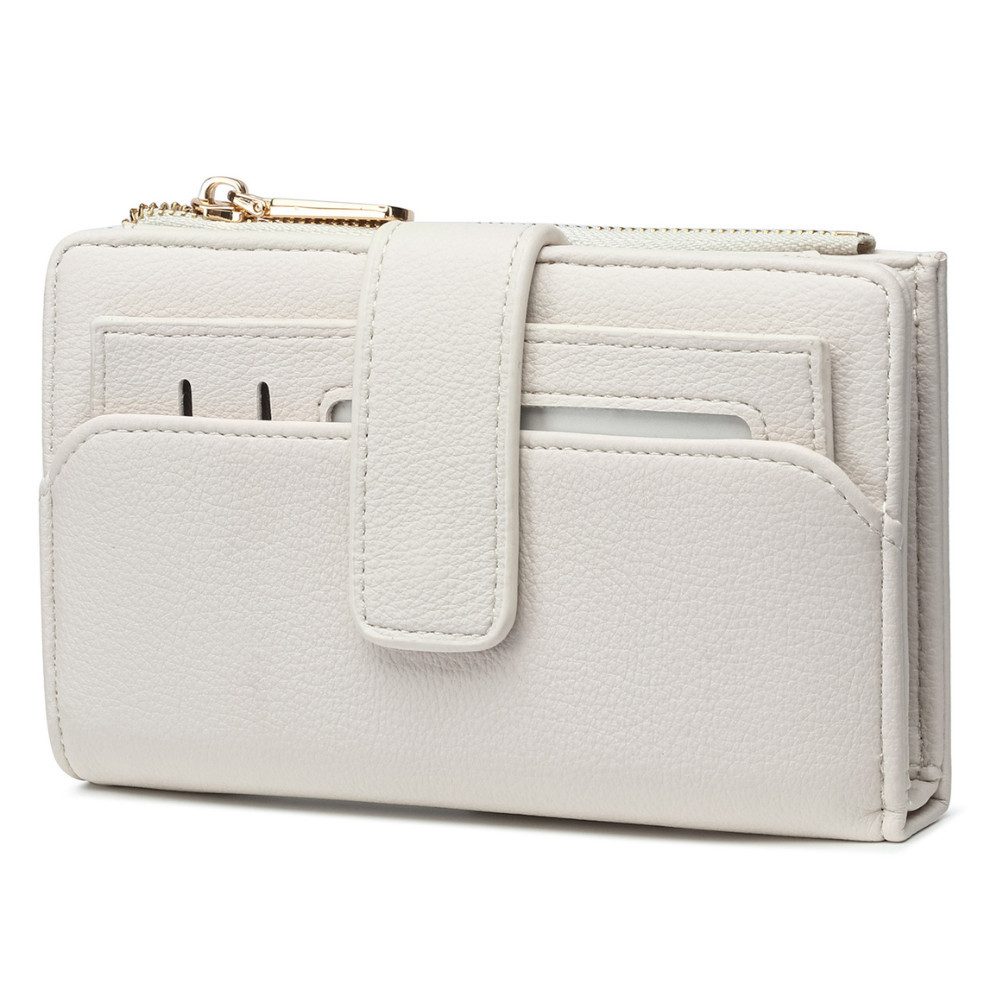 Frentree Geldbörse Damen Portemonnaie RFID Schutz Kartenetui groß, mit Reiß günstig online kaufen