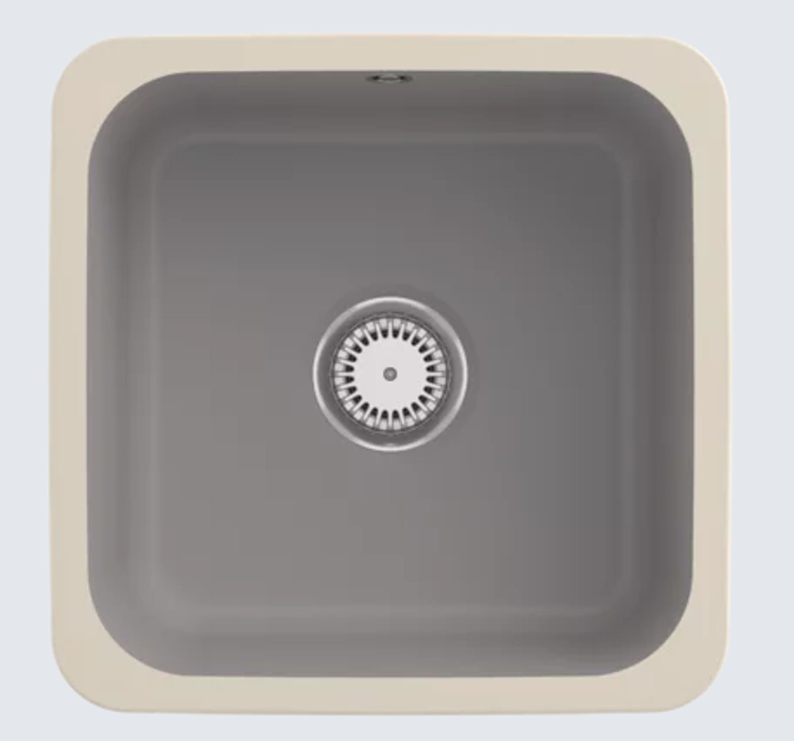 Villeroy & Boch Küchenspüle 6703 01 KD, Quadratisch, 44.5/20 cm, Unterbauspülung, Geschmacksmuster geschützt | Spülbecken