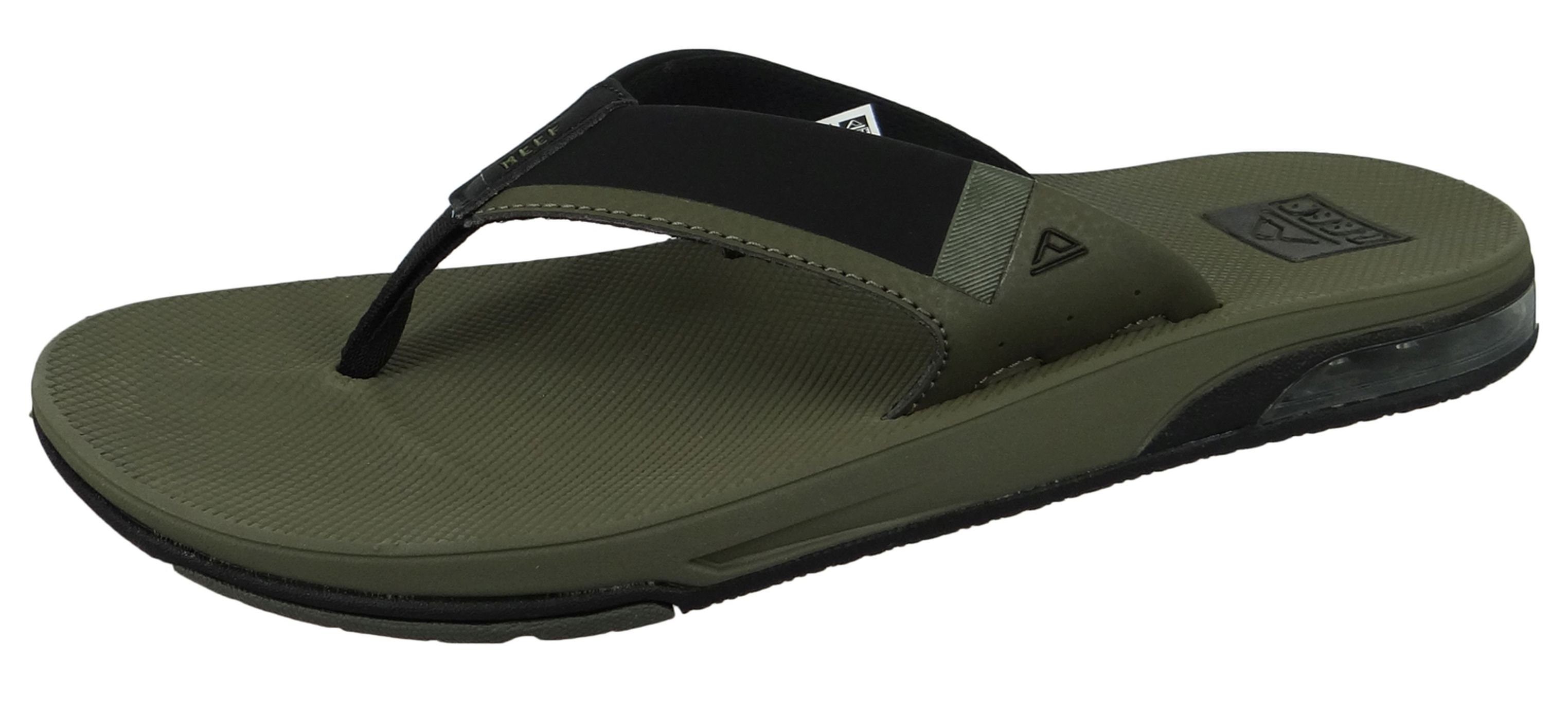 RF0A3KIHOLI Fanning Low Zehentrenner Olive Sandale