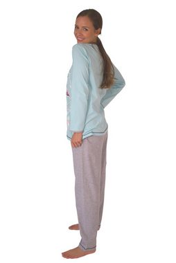 Consult-Tex Pyjama Damen Pyjama, Schlafanzug, Homewear Set DF230 (Packung) aus reiner Baumwolle-Jersey Qualität
