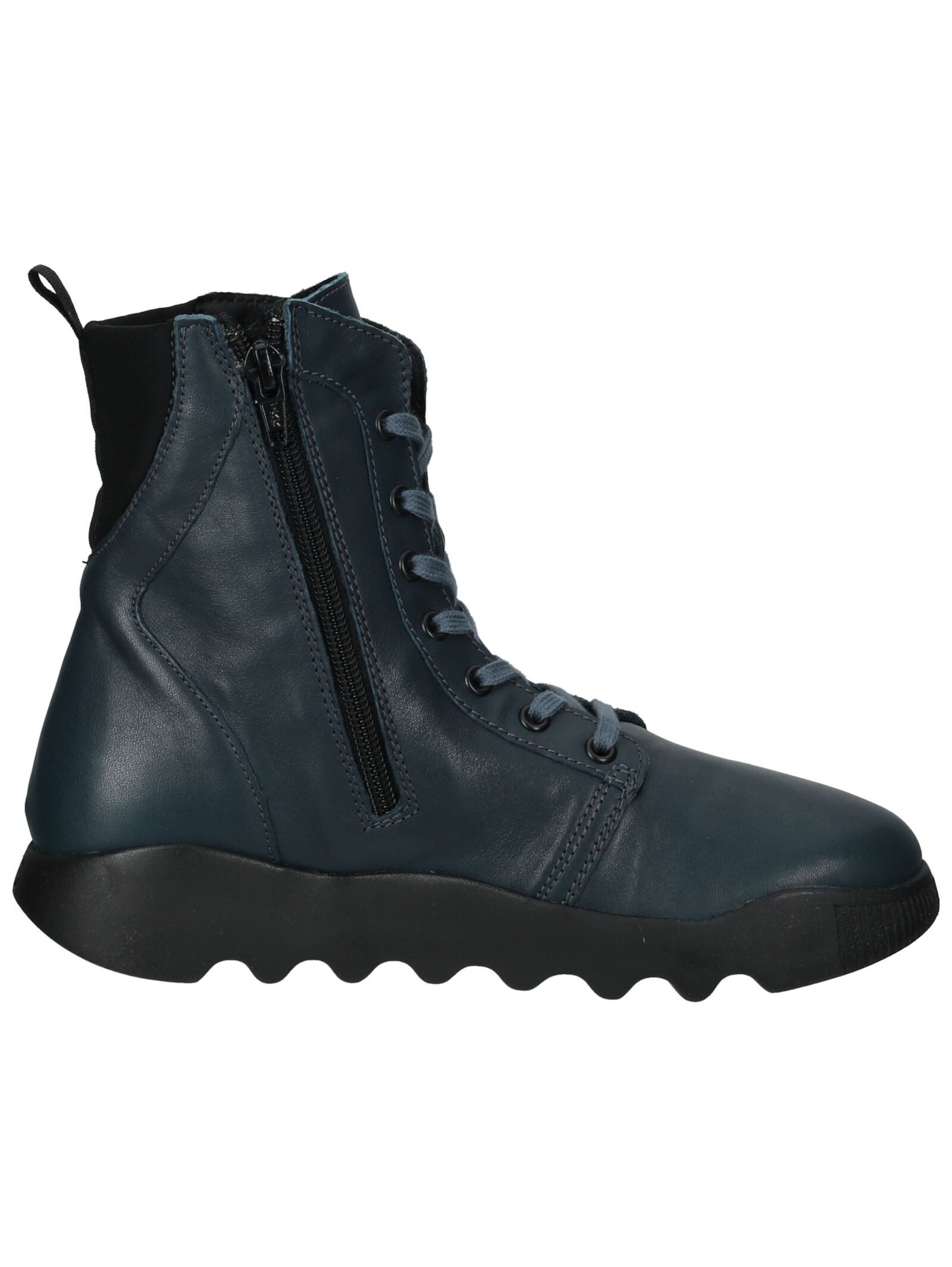 softinos softinos Stiefelette Leder/Textil Schnürstiefelette