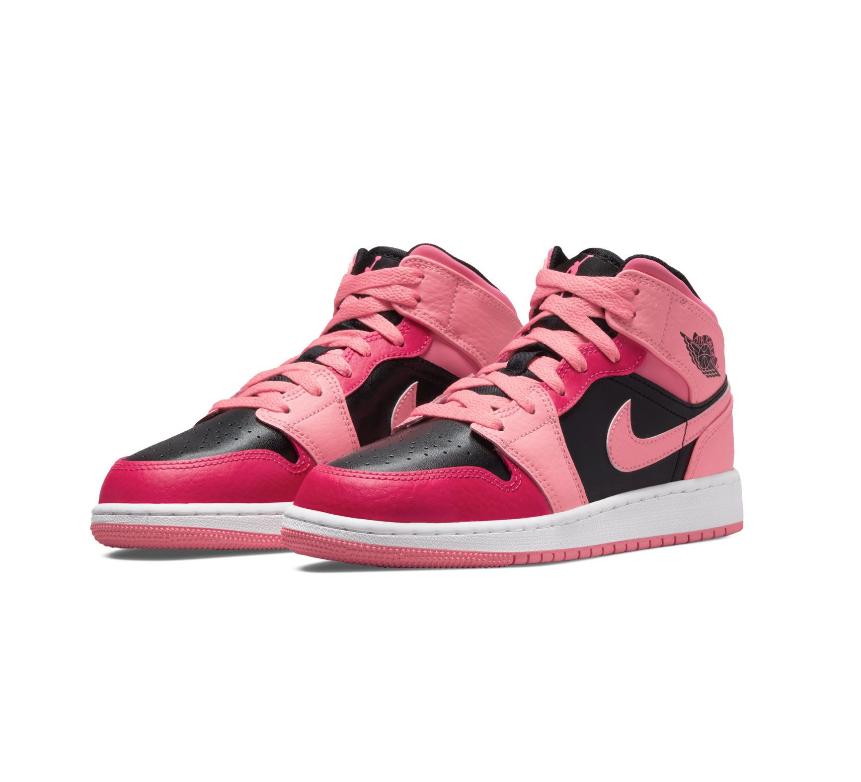 Sneakers Air Jordan 1 Mid Black Coral Chalk Pink - Größe EUR 36,5 Sneaker limitierte Auflage