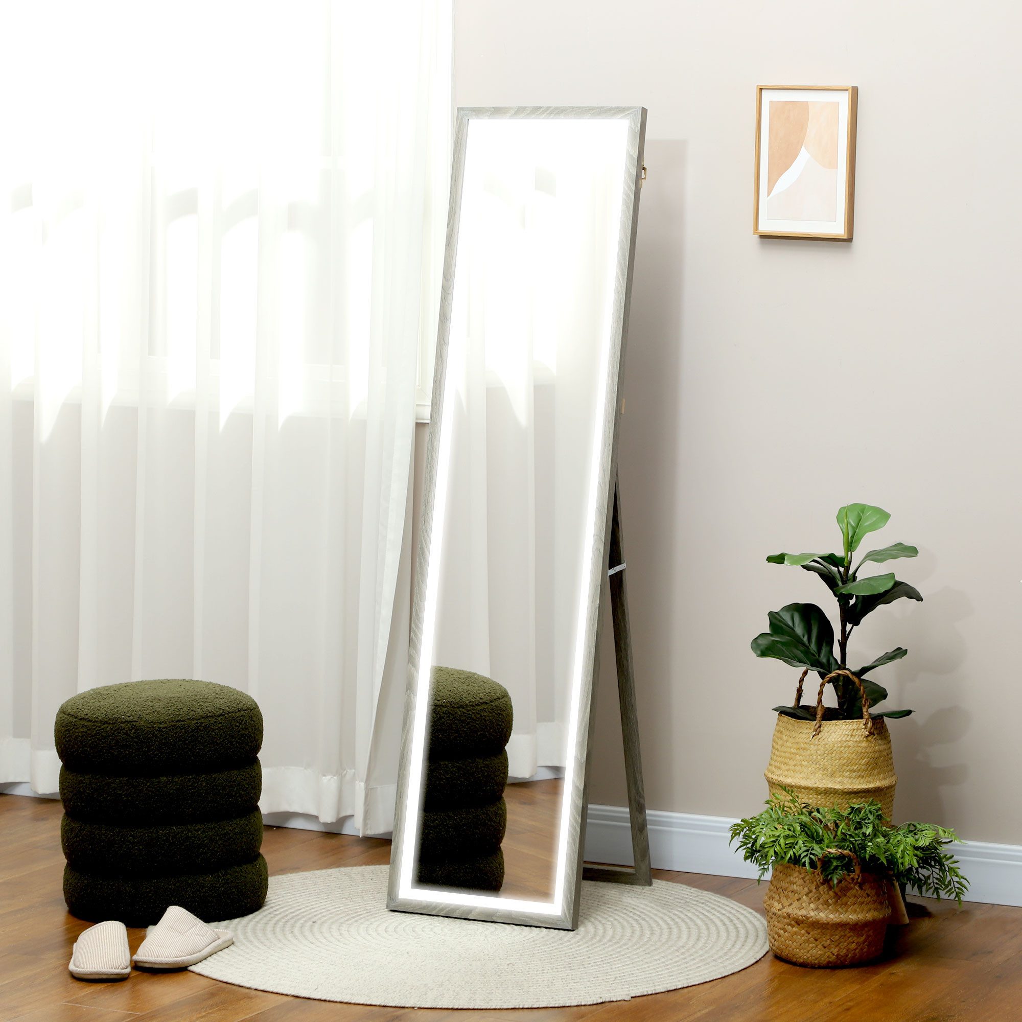 HOMCOM Standspiegel Ganzkörperspiegel 40 x 160 günstig online kaufen
