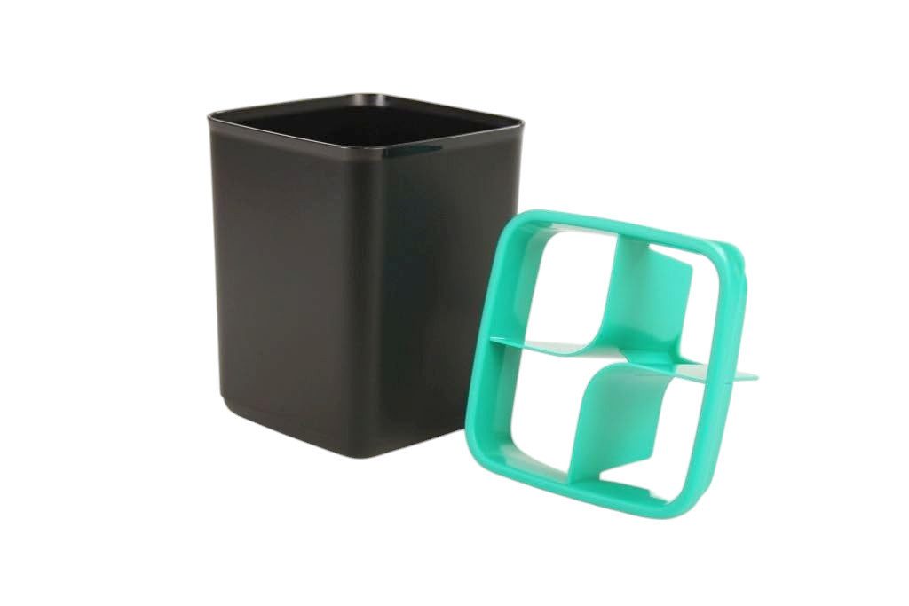 TUPPERWARE Servierschale Tupperware Griffbereit Aufbewahrungbox für die Küchenhelfer eckig