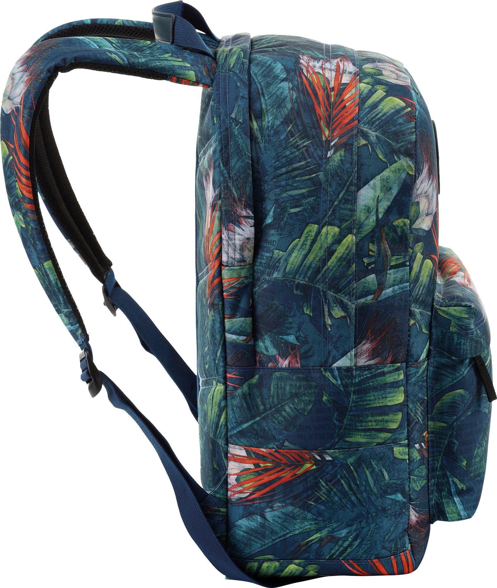 Daypack, Freizeitrucksack Tropical im Plus, Alltagsrucksack, Streetpack NITRO Urban Retro-Look, Schulrucksack