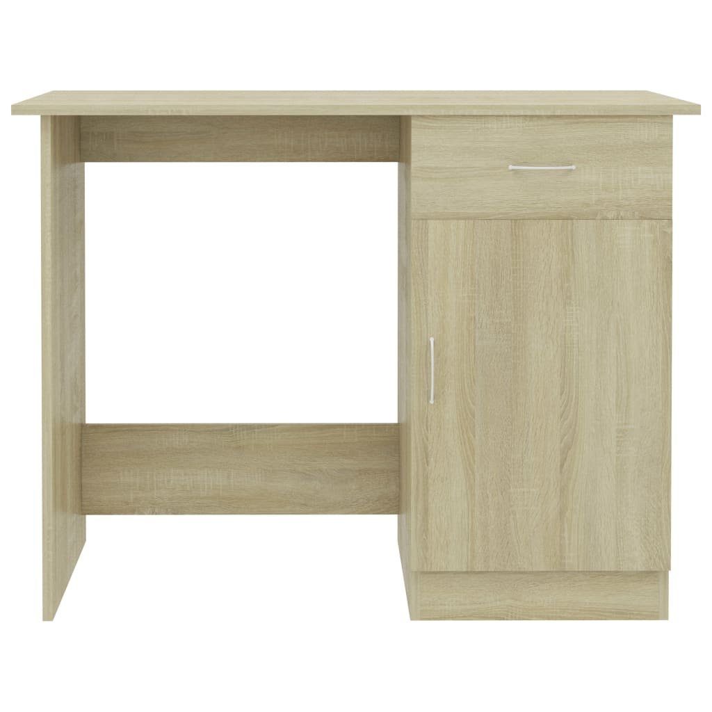Holzwerkstoff 100x50x76 furnicato Sonoma-Eiche cm Schreibtisch