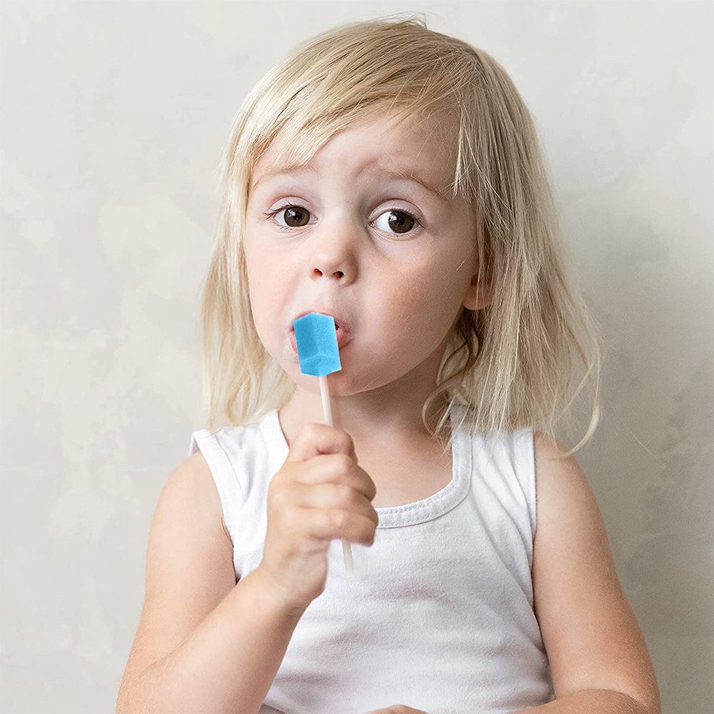 Haushalt Zahnpflege GelldG Mundpflegecenter Mundschwämme Dental Tupfer 100 Stücke Einweg Mundpflege Schwamm Tupfer Reinigung Mun