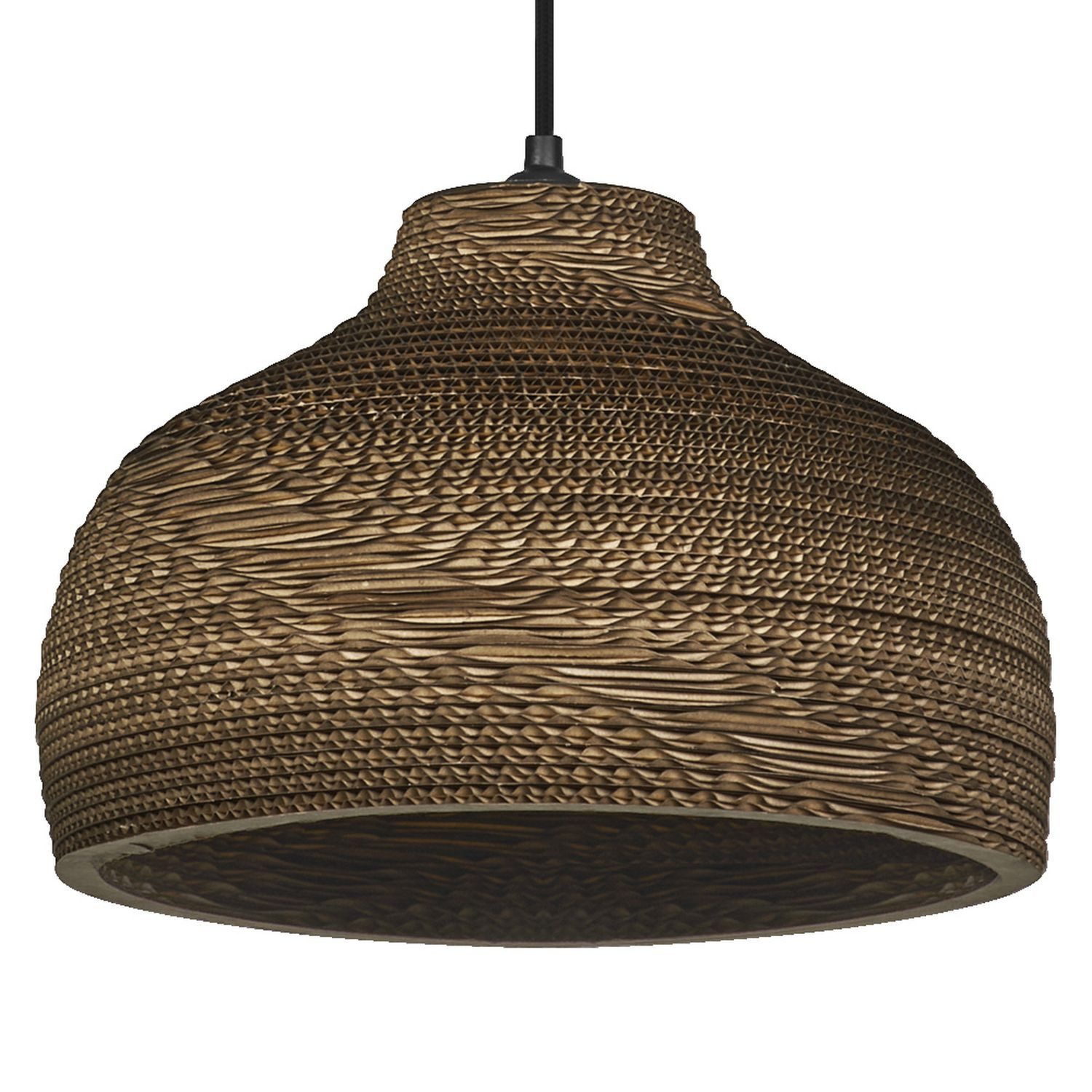 Licht-Erlebnisse Pendelleuchte GERA, ohne Leuchtmittel, H: max. 132 cm rund D: 36 cm E27 Modern
