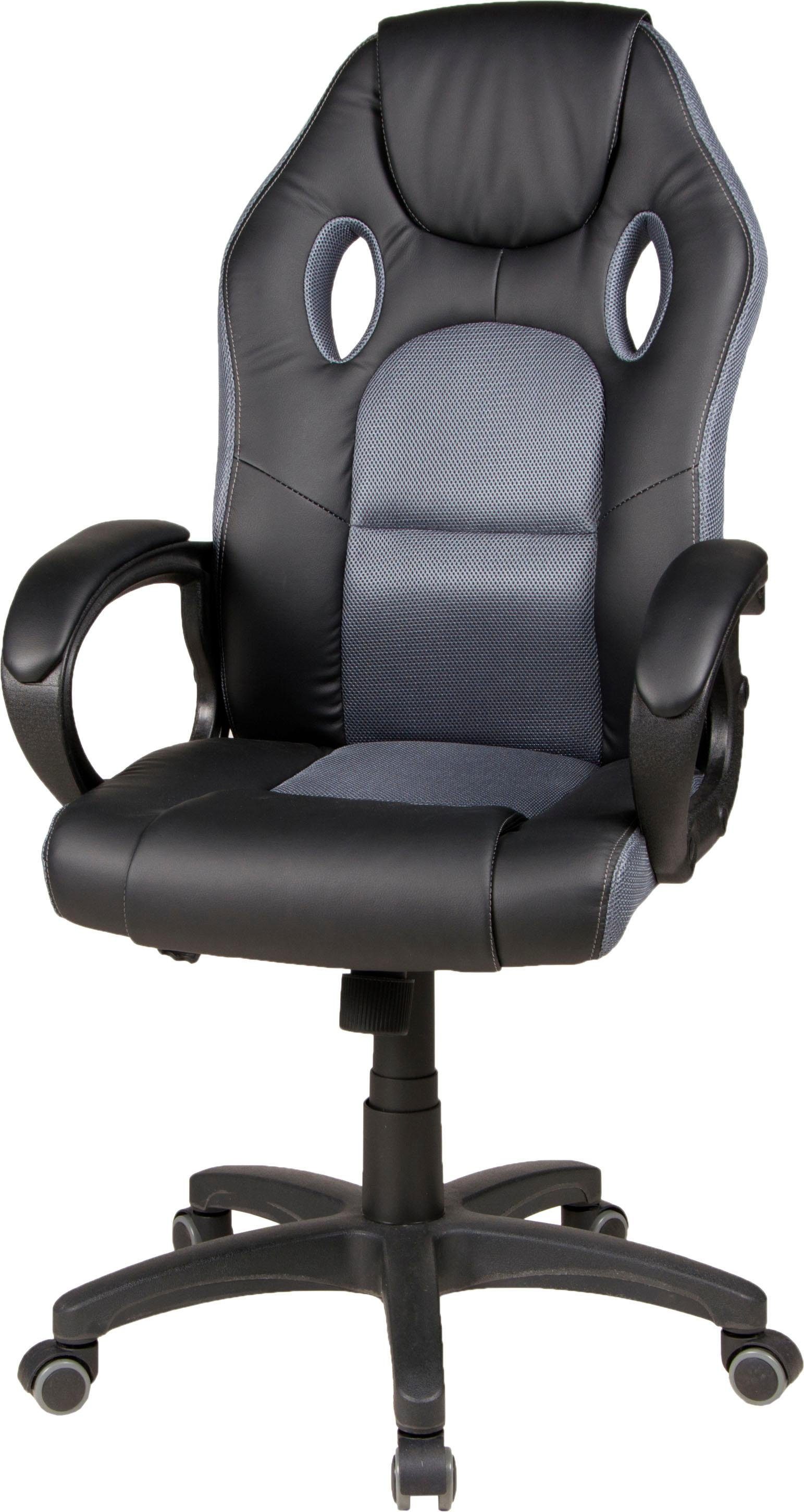 Riley Collection schwarz-grau Duo Gaming-Stuhl