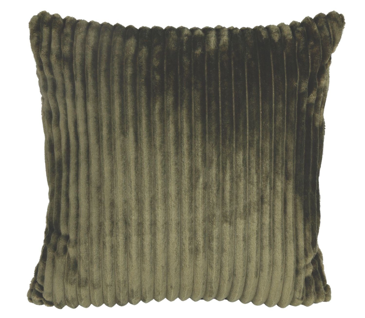 BURI Kuschelkissen Dekokissen grün Loungekissen 45x45cm K Couchkissen Bankauflage Sofakissen