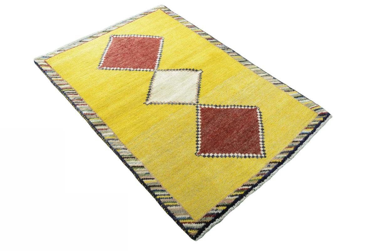 Orientteppich Perser Gabbeh rechteckig, Ghashghai 15 Nain Moderner, Trading, Höhe: 100x146 Handgeknüpfter mm