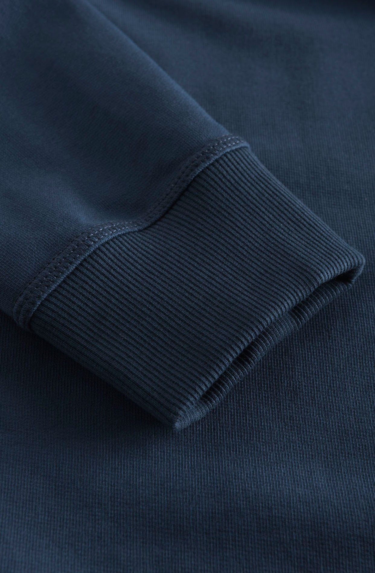 Sweatshirt Jeans Overlocknähten (1-tlg) dunkelblau mit Joop Stefano