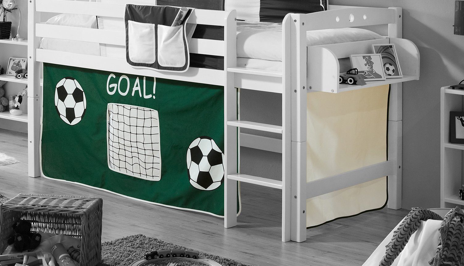 Ticaa Bettvorhang Motiv Vorhangstoffe für Hochbetten günstig online kaufen