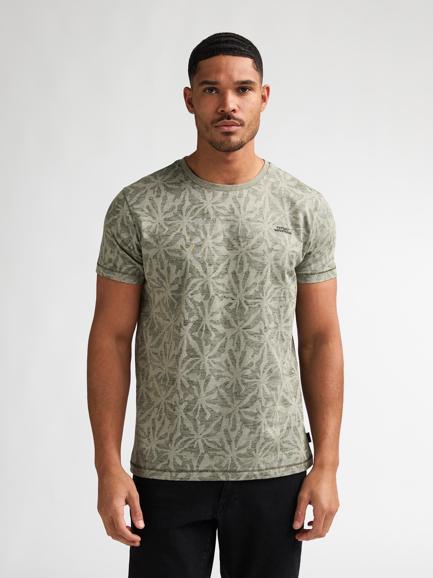 Petrol Industries T-Shirt Cromo mit Allover-Print