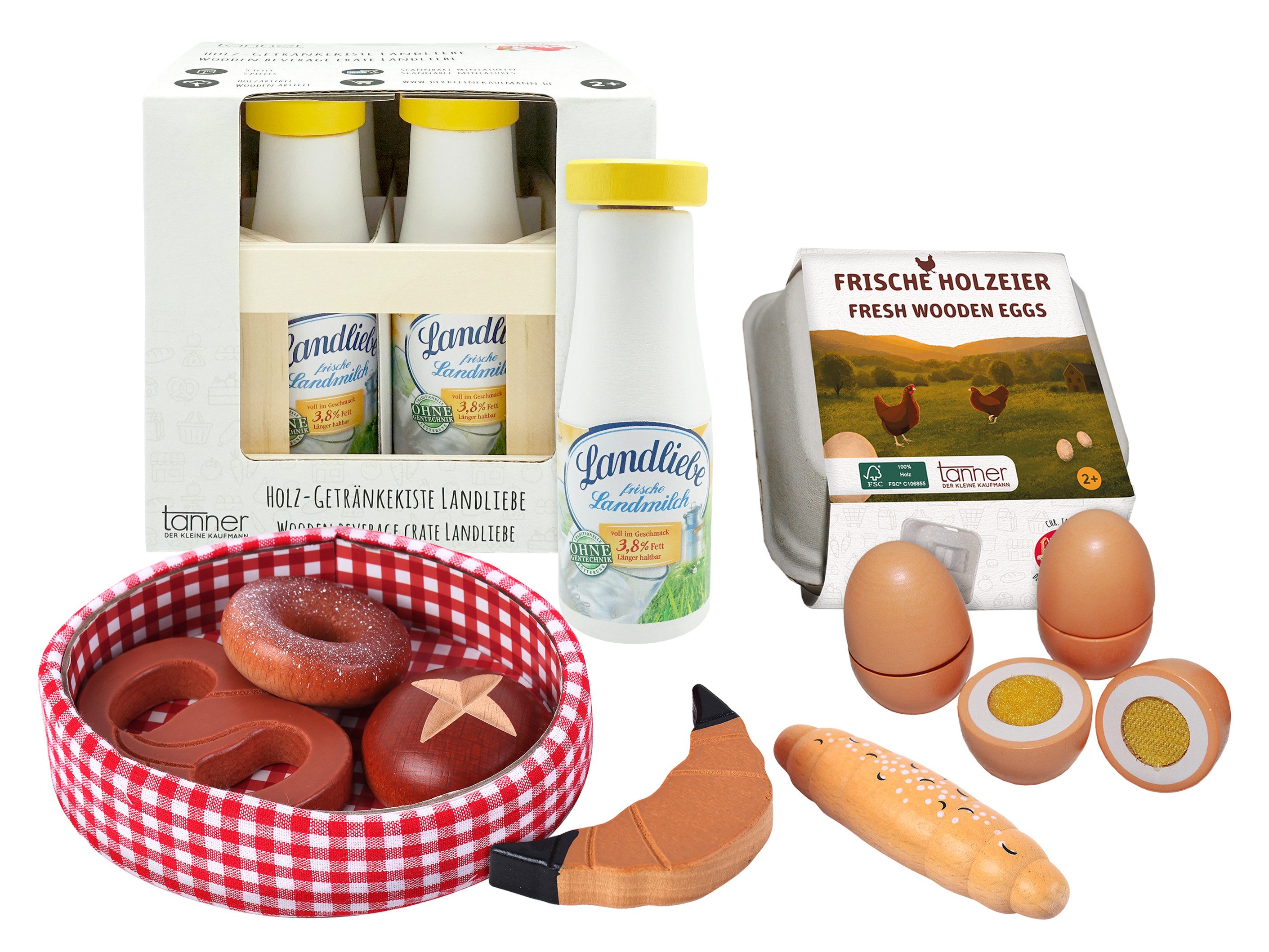 Tanner Spiellebensmittel Hofladen-Set