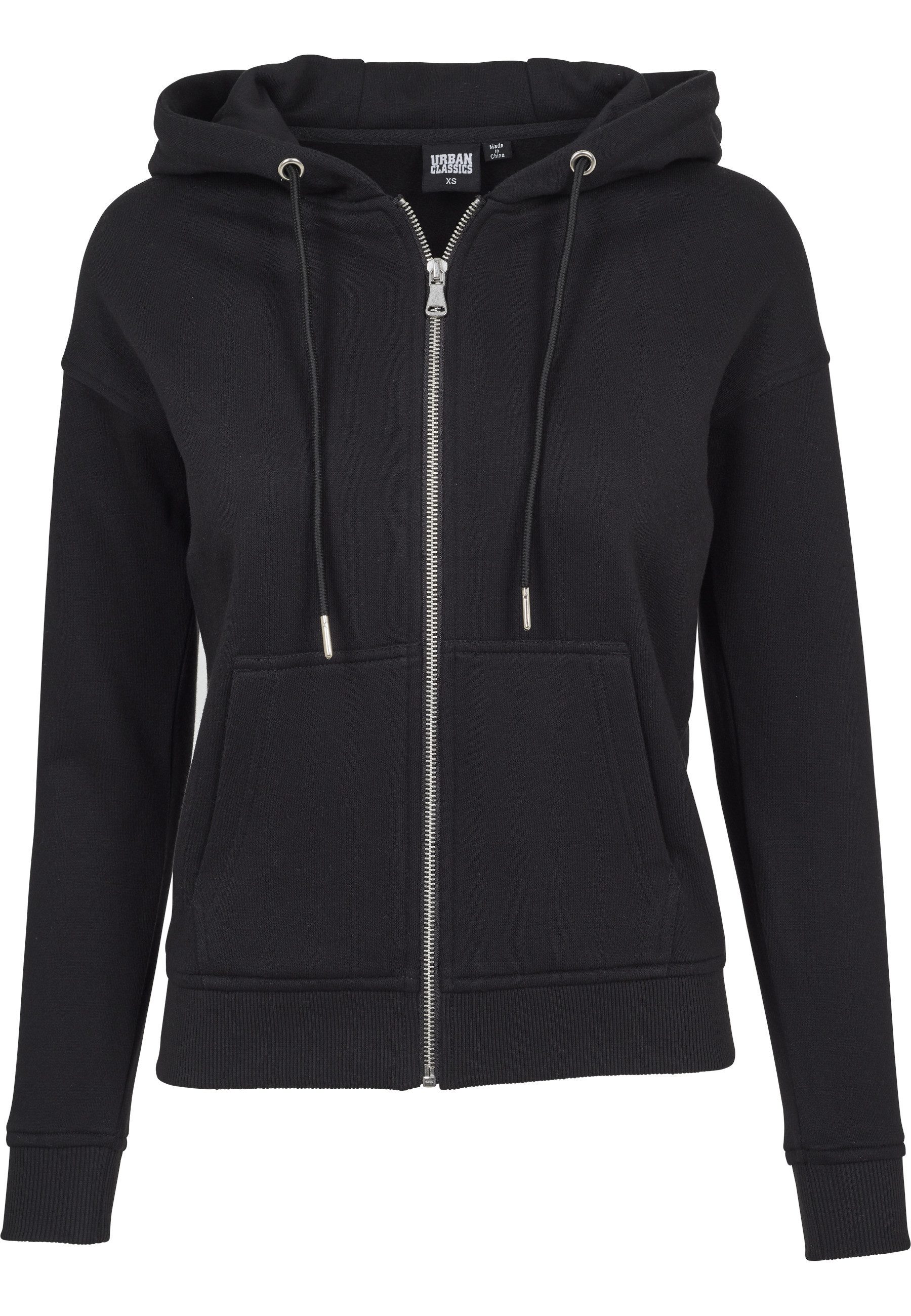 URBAN CLASSICS Sweatjacke Urban Classics Damen Ladies Classic Zip Hoody (1-tlg)