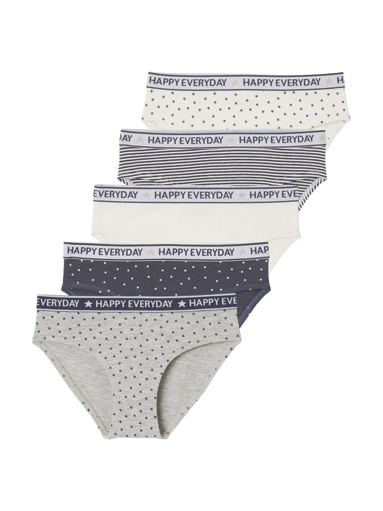 Slip 5er-Pack Mädchen Slips HAPPY EVERYDAY