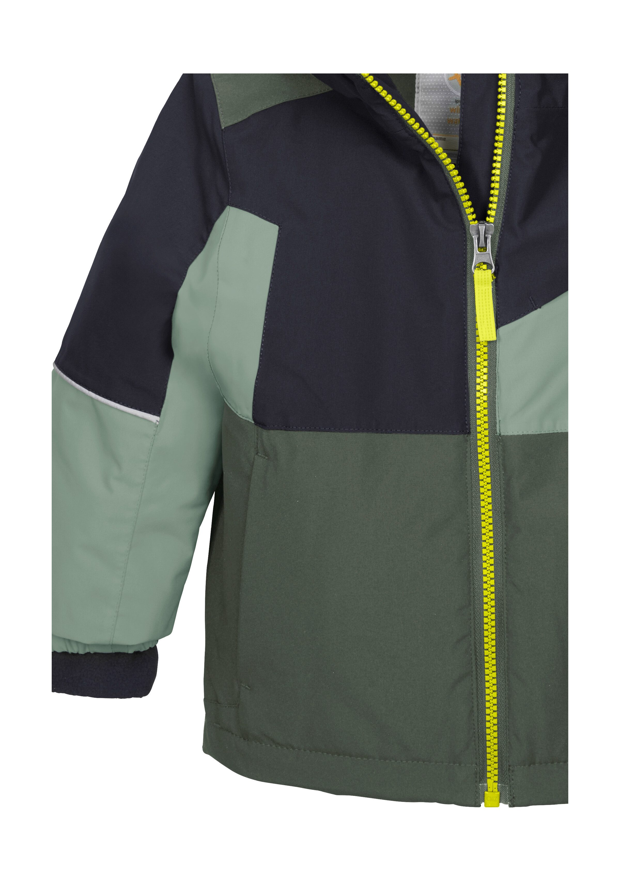first instinct by killtec Skijacke FISW 42 MNS SKI JCKT Funktionsjacke: wasserdicht, Colourblock, Ärmel verlängerbar