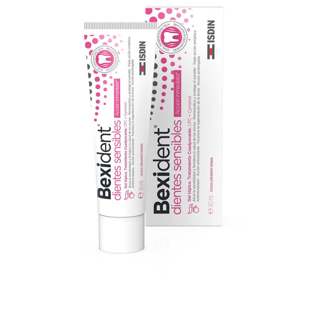 Isdin Zahnpasta Bexident Topisches Gel für empfindliche Zähne 50ml